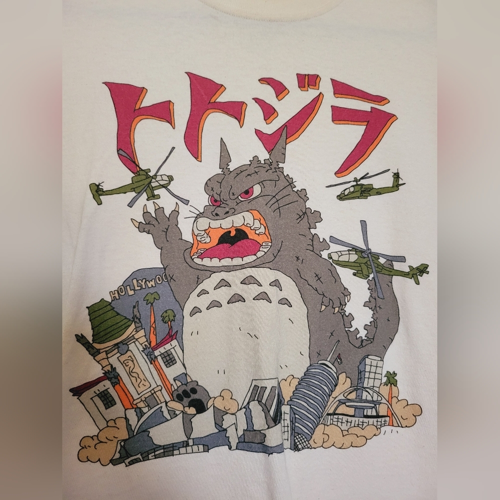 Ghibli Totoro Godzilla Popkiller Kawaii T-shirt